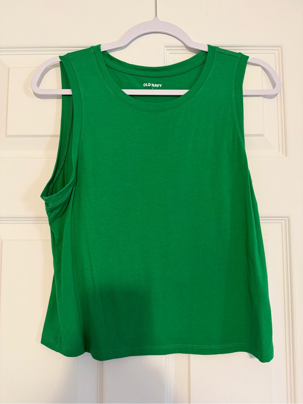 Old Navy Bright Green Scoop Neck Tank Top